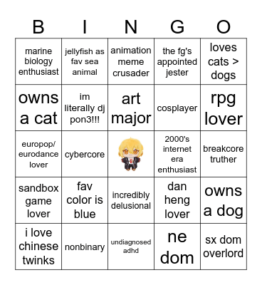 7 bingo Card