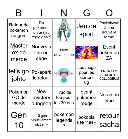 Pokebingo Card