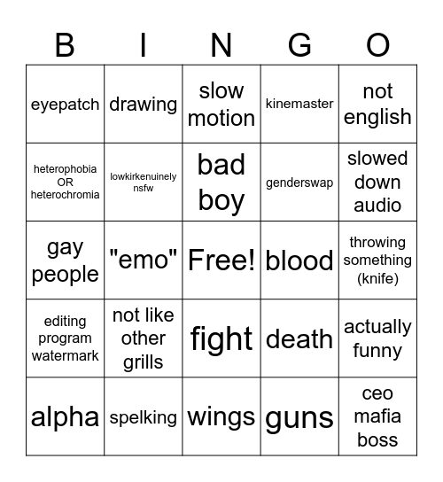 GACHA BINGO Card