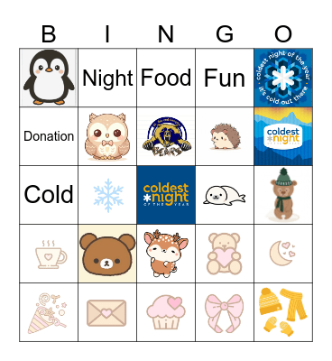 WINTER BINGO Card