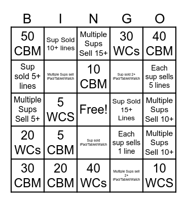 Hunting Time Bingo Card