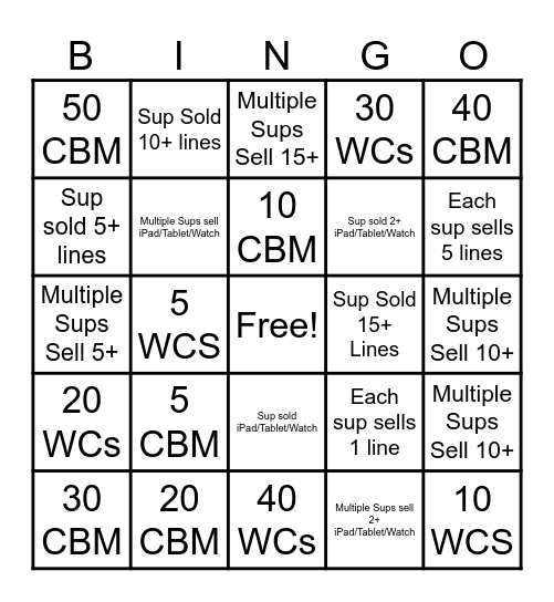 Hunting Time Bingo Card