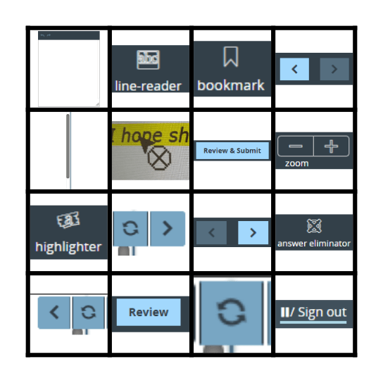 Test Prep Bingo Card