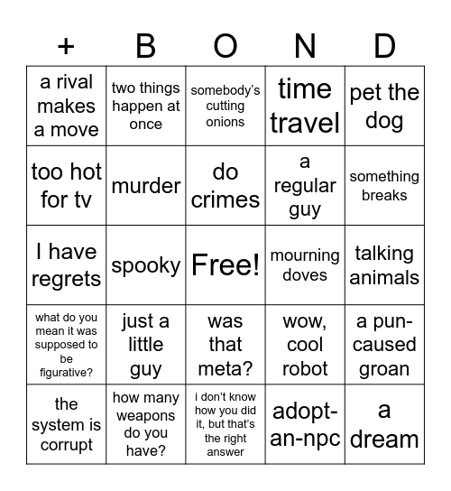 Roll +Bingo y7 Bingo Card