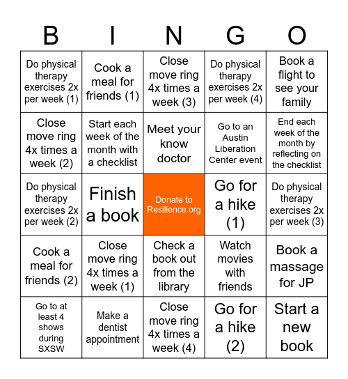 AK's bingo Card