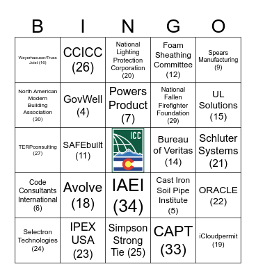 CCICC Exhibitor Meet & Mingle Bingo! Bingo Card