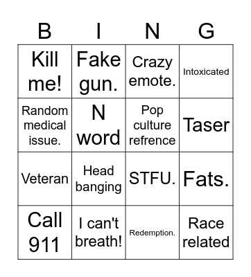 Midwest safety bingo bango Bingo Card