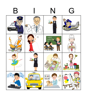 JOBS Bingo Card