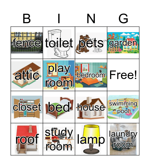 House Bingo Card