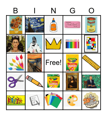 ART Bingo! Bingo Card