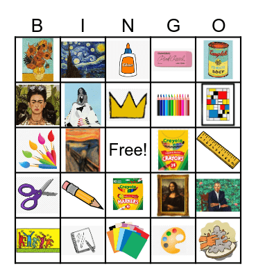 ART Bingo! Bingo Card