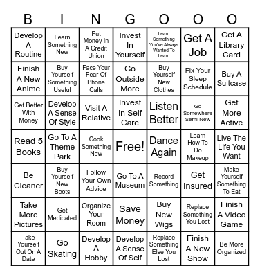Let’s Do This!!! Bingo Card