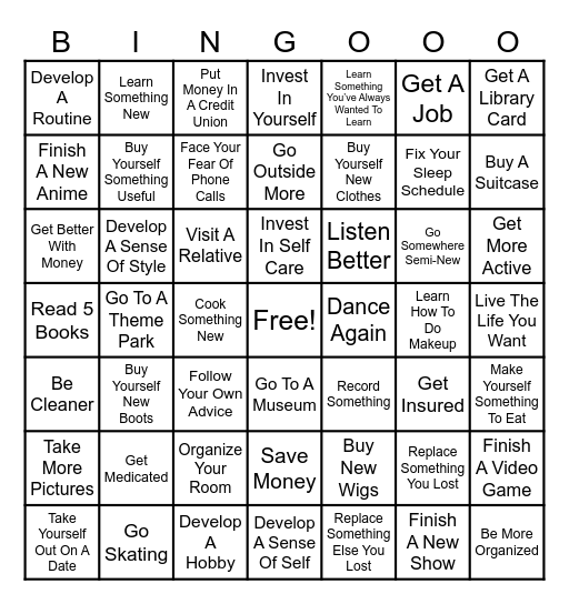 Let’s Do This!!! Bingo Card