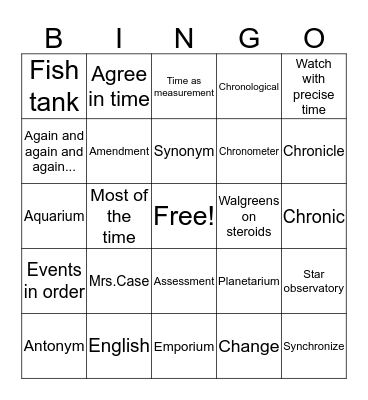 Meow Bingo Card