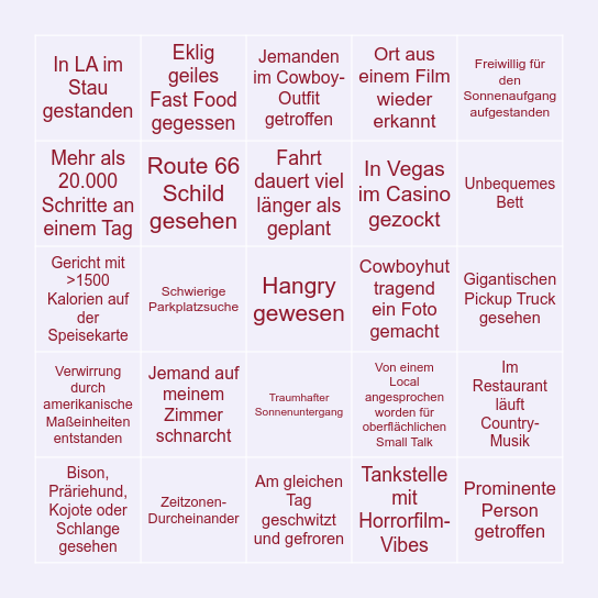 🇺🇸 Far West Bingo 🇺🇸 Bingo Card