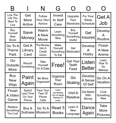 Let’s Get It Let’s Get It Let’s Get It Let’s Get It Bingo Card