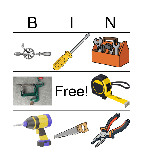 Museum Explorer Bingo: Tools! Bingo Card