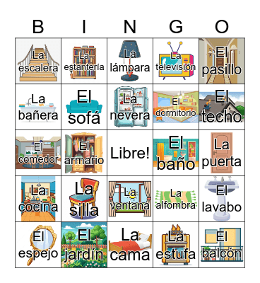 La Casa Bingo Card