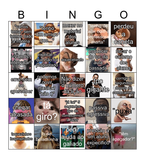 paula medina Bingo Card