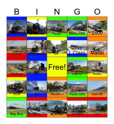 Super Steam that I would like to record with Carmen one day Bingo Card