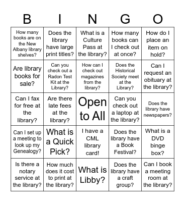 The Best Kept Secret in Your Wallet Bingo! Bingo Card