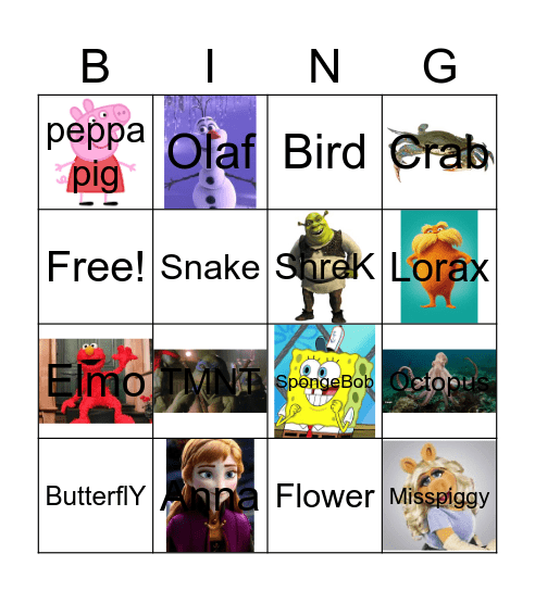 Trail Bingo Card