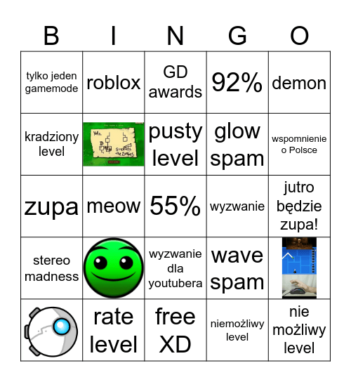 random tab bingo Card