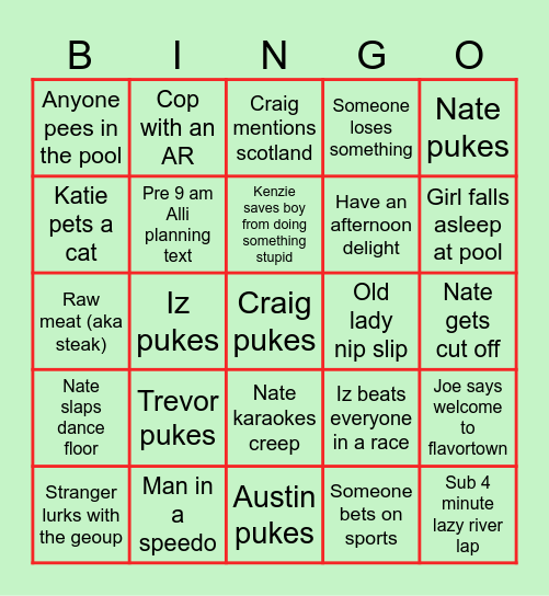 Mexican Bingooooo Bingo Card