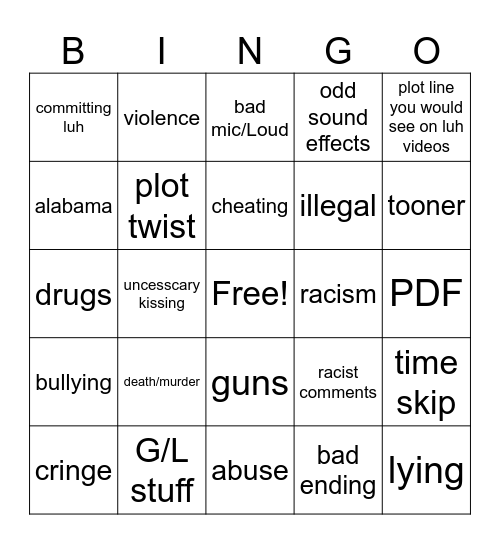tomorrows teachings bingo Card