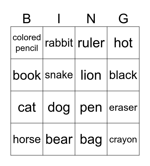 Magic 1 - U2 Bingo Card