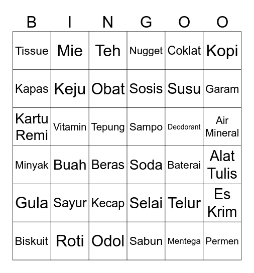 Beomgyu Bingo Card