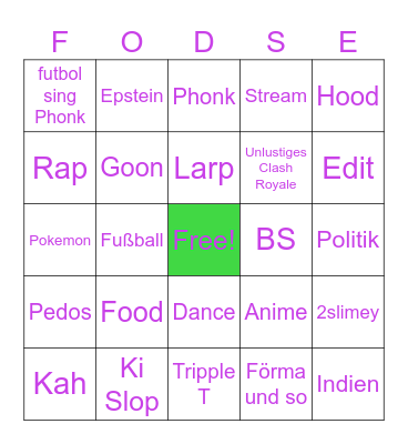 eladeselasobi Bingo Card