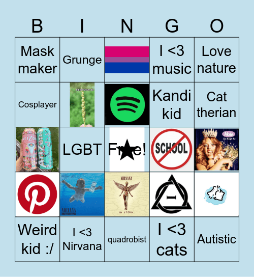 Zwierzak Bingo Card