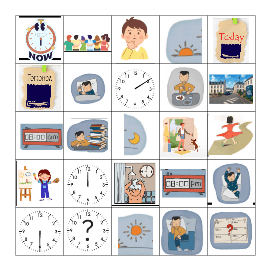 shíjiān Bingo Card