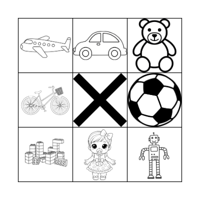 Toys Bingo Card