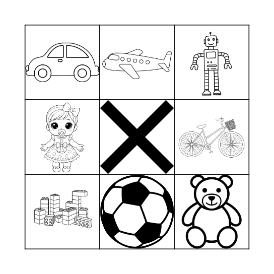 Toys Bingo Card