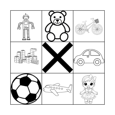 Toys Bingo Card