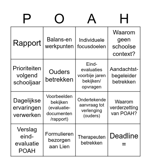 Oh Chips, is het nu alweer tijd voor aanvragen? Bingo Card
