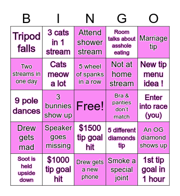 March BINGO Card