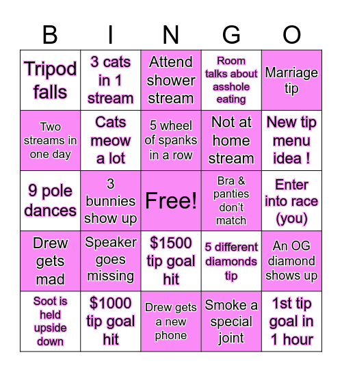 March BINGO Card