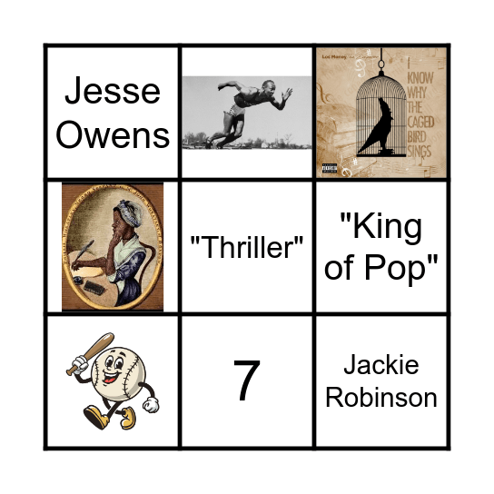 Black History Bingo Card