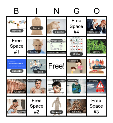 "The Whistle" Bingo Card