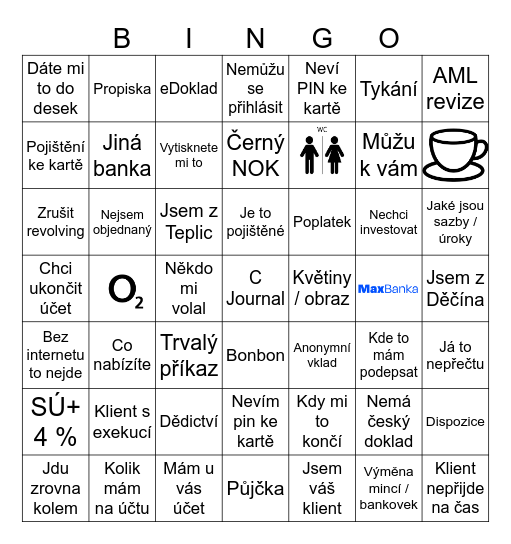 Creditas Bingo Card