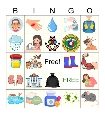 Break the Chain: Leptospirosis Bingo Card