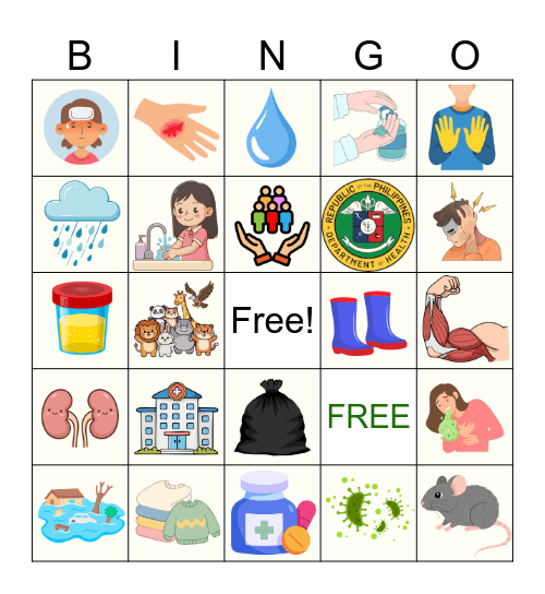 Break the Chain: Leptospirosis Bingo Card