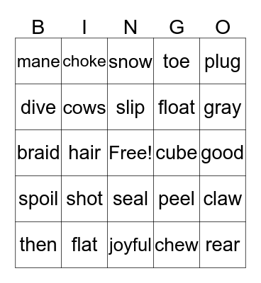 Lots of Decoding! Bingo Card
