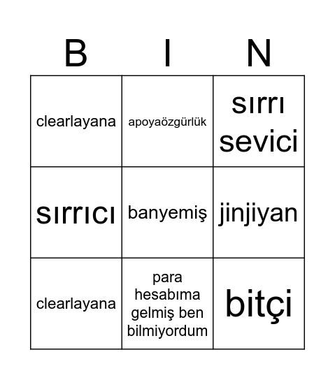 HOW PATHETIC ARE YOU? Bingo Card