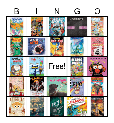 Spring 2026 Book Fair Bingo Card