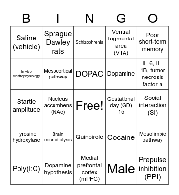 MIA Bingo Card