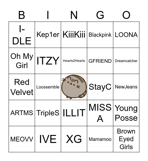 Bingo de GG'S Bingo Card